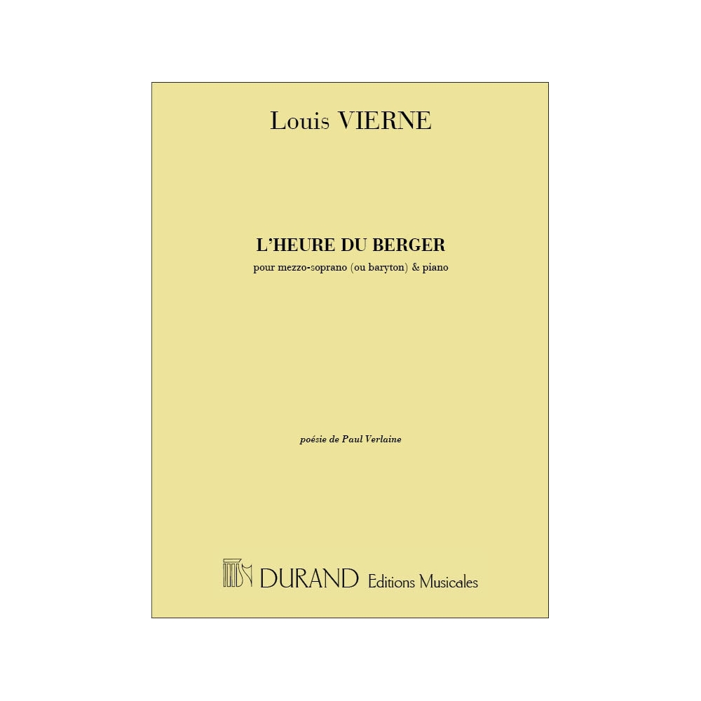 Vierne, Louis - Heure Du Berger Mezzo-Piano