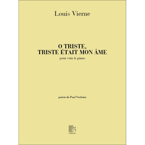 Vierne, Louis - O Triste,...