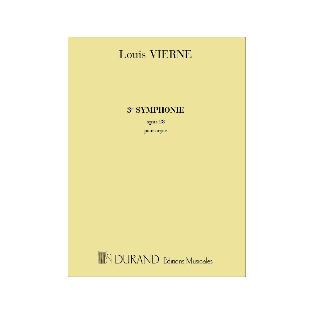 Vierne, Louis - Symphonie N 3 Op 28