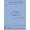 Allain, Marcel - 14 Etudes Clarinette (Cramer
