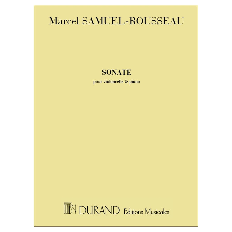 Samuel-Rousseau, Marcel - Rousseau Sonate Vc-Piano