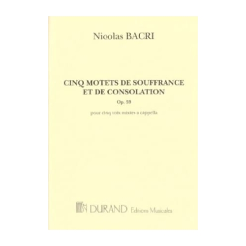 Bacri, Nicolas - Cinq...