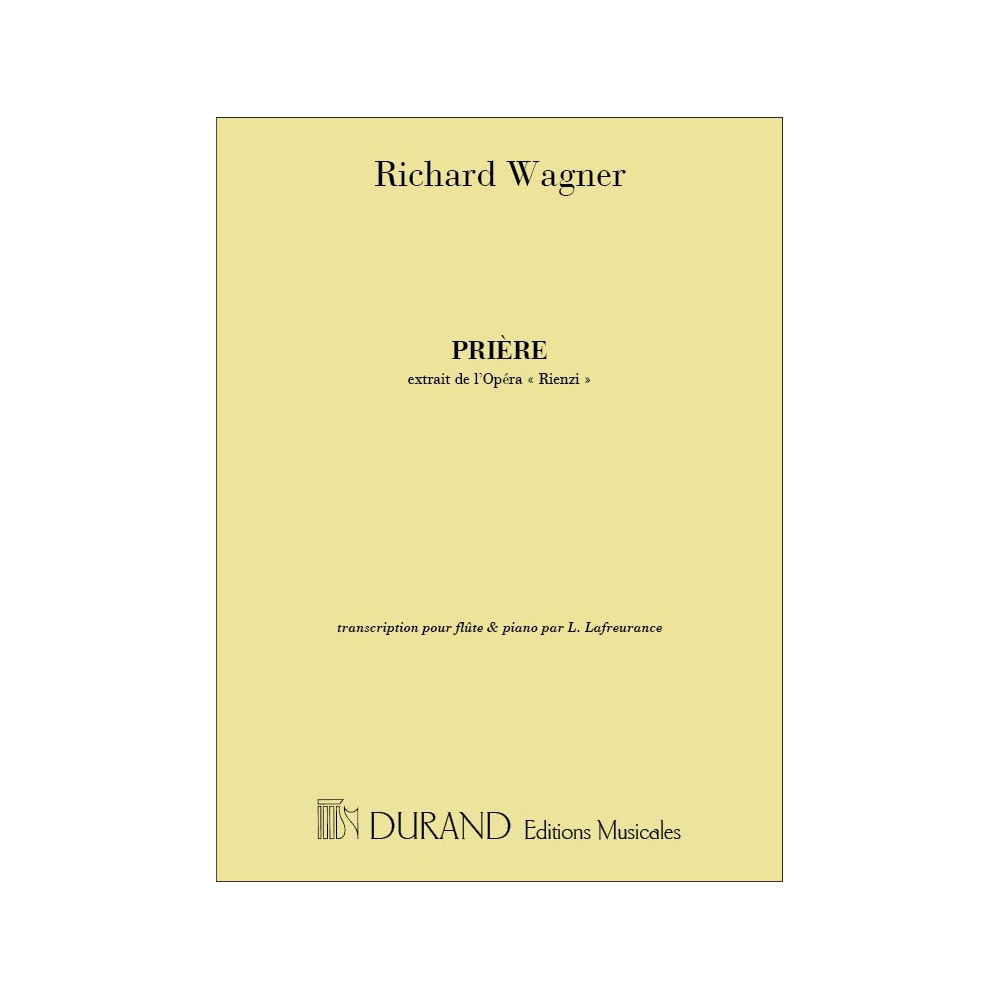 Wagner, Richard - Rienzi Priere Fl-Piano