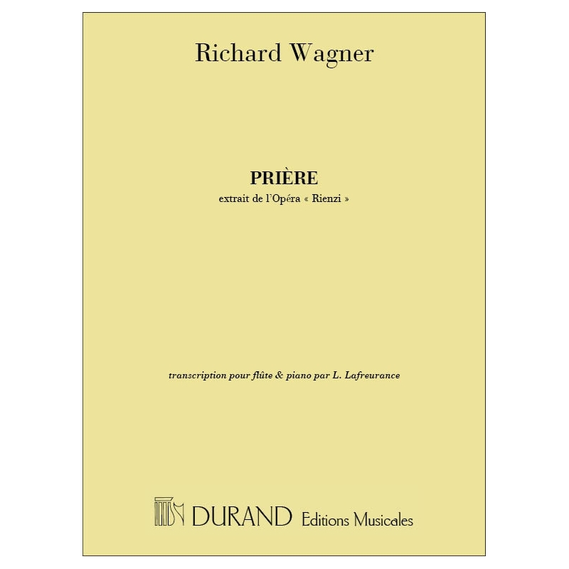 Wagner, Richard - Rienzi Priere Fl-Piano