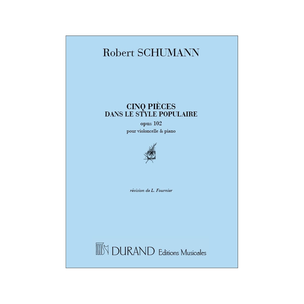 Schumann, Robert - Pieces Style..Vc Zzzzz Epuise Zzz Out Of Print