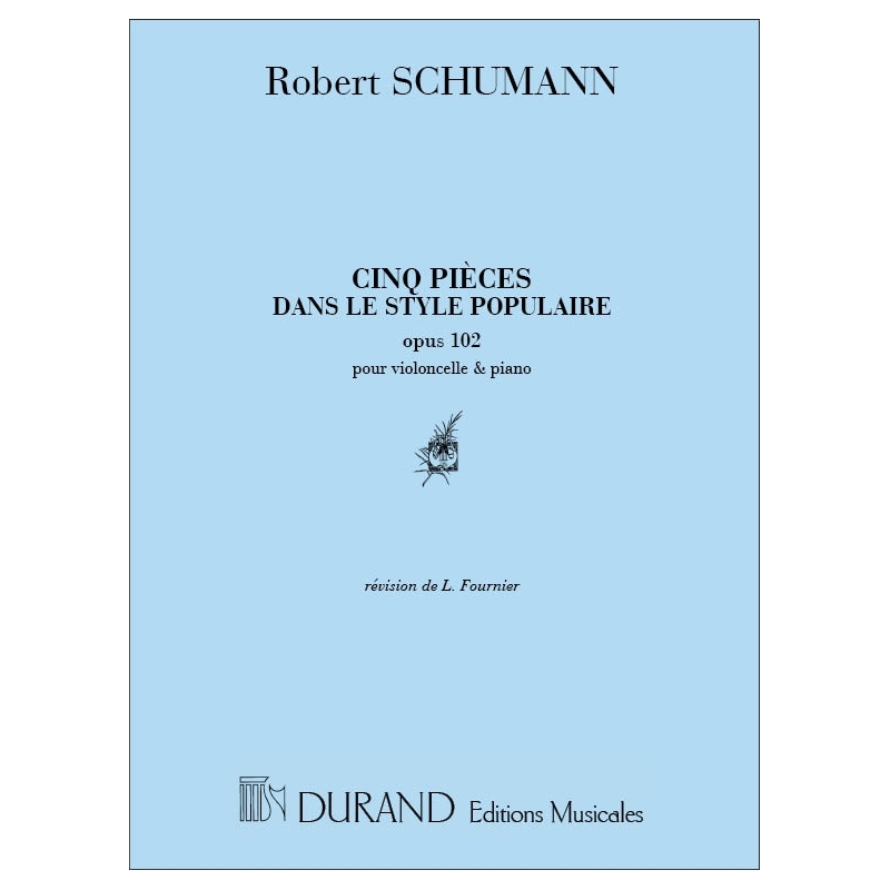 Schumann, Robert - Pieces Style..Vc Zzzzz Epuise Zzz Out Of Print