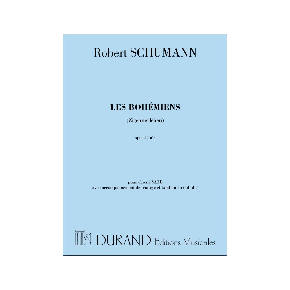 Schumann, Robert - Les Bohemiens 4Vx Mixtes-Piano