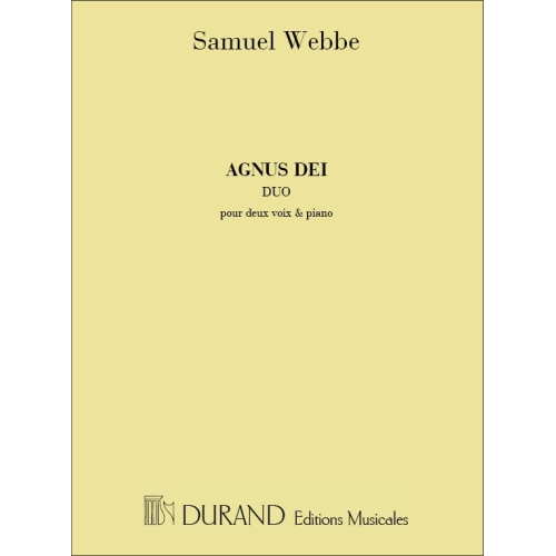 Webbe, Samuel - Agnus Dei...
