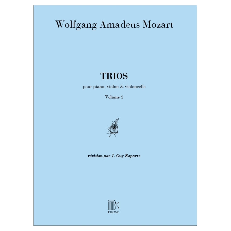 Mozart, Wolfgang Amadeus - Trios V1 (K254-K496-K502) Violon-Vlc-Piano