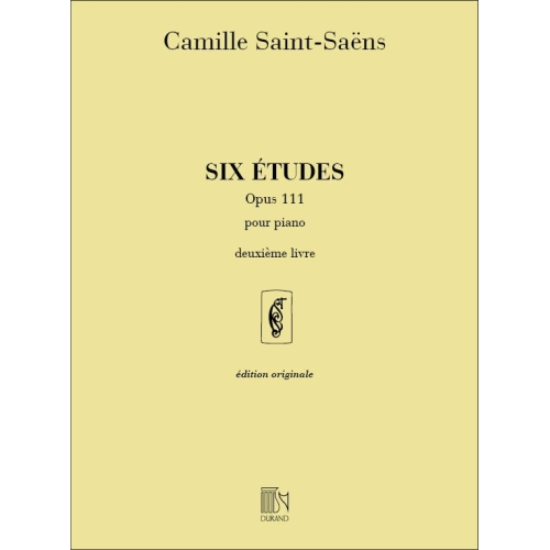 Saint-Saëns, Camille - Six etudes opus 111 Deuxieme livre