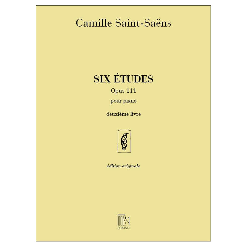 Saint-Saëns, Camille - Six etudes opus 111 Deuxieme livre