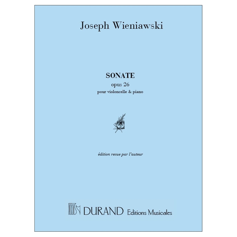Wieniawski, Henryk - Sonate Op 26 Vc-Piano