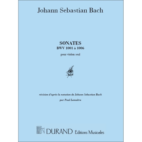 Bach, J.S - Sonates Violon...