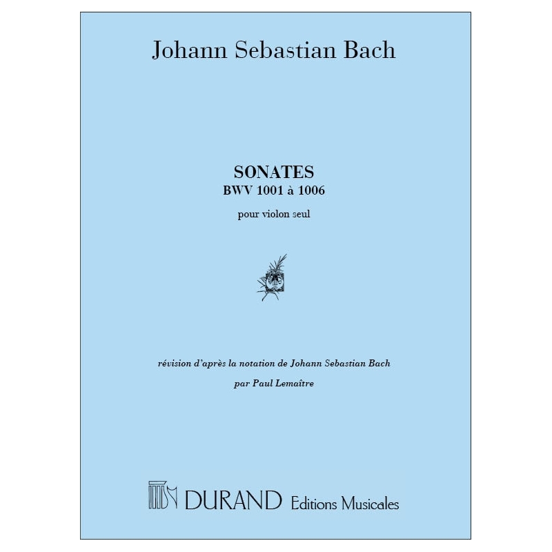 Bach, J.S - Sonates Violon Seul (Les 6 Bwv 1001-1006 )