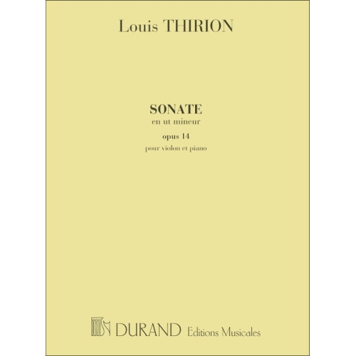 Thirion, Louis - Sonate...