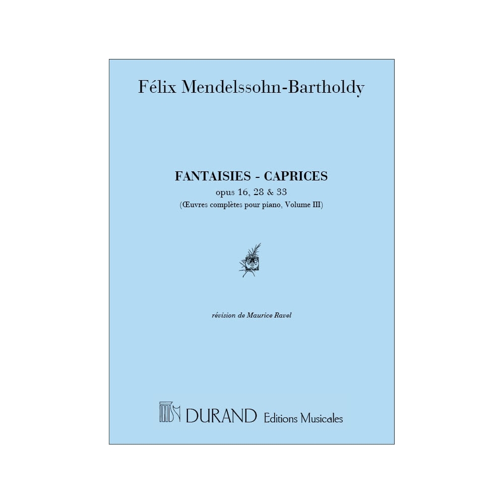 Bartholdy, Felix Mendelssohn - Oeuvres Completes, Volume III