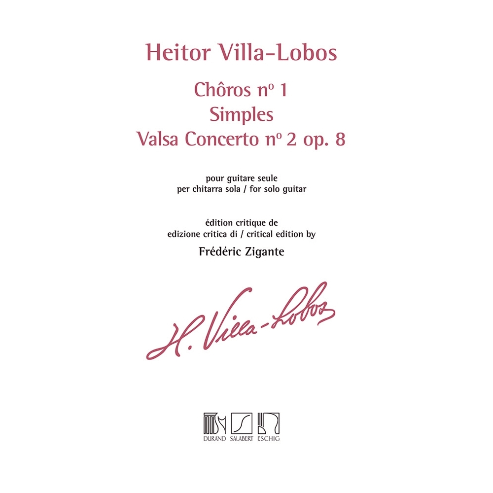 Villa-Lobos, Heitor - Chôros No 1 - Simples - Valsa Concerto No 2 Op. 8