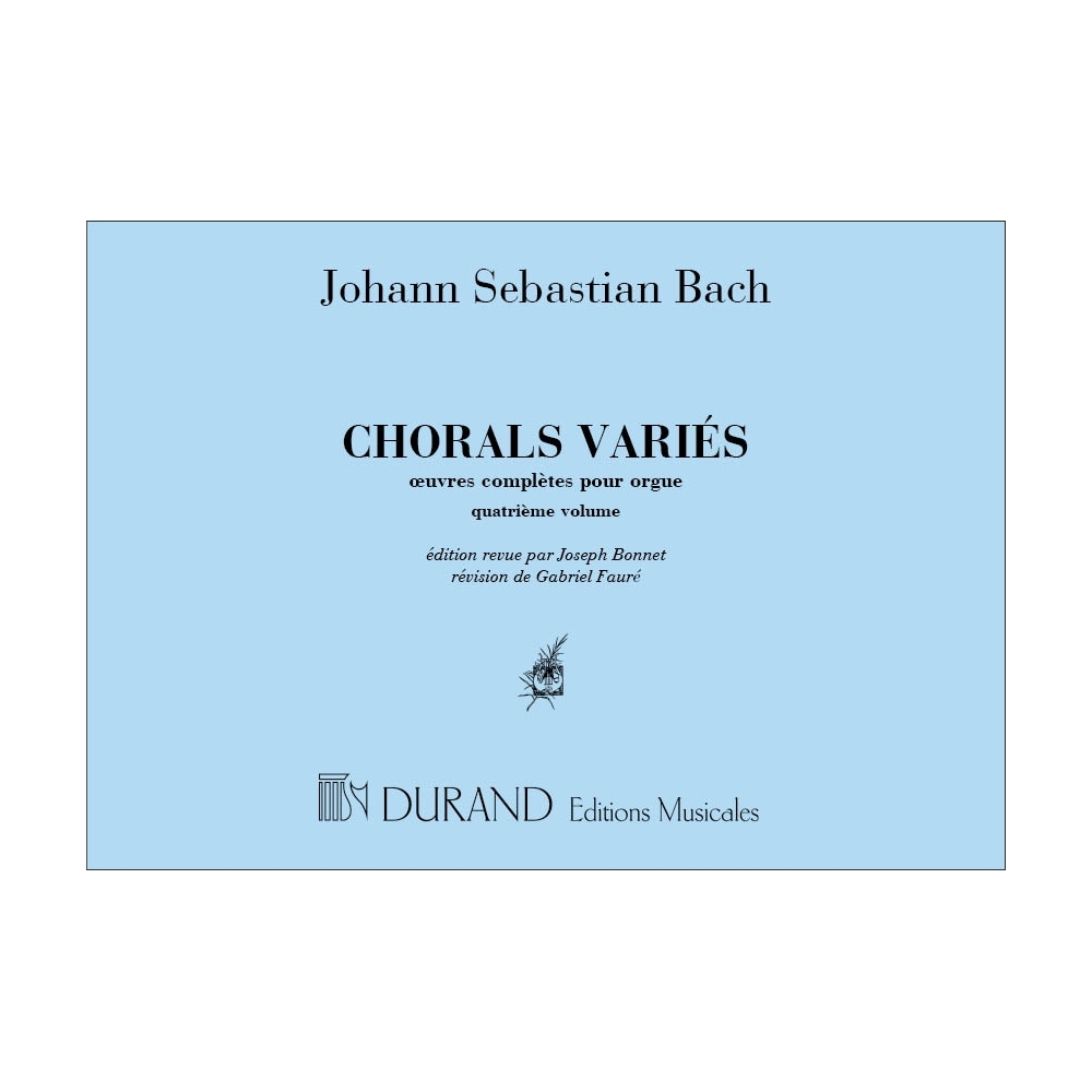 Bach, J.S - Chorals Variouss Vol 4 Orgue