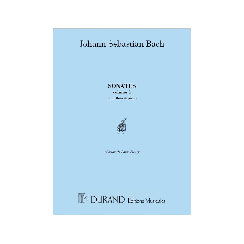 Bach, J.S - Sonates Vol 1 Flute-Piano (Fleury