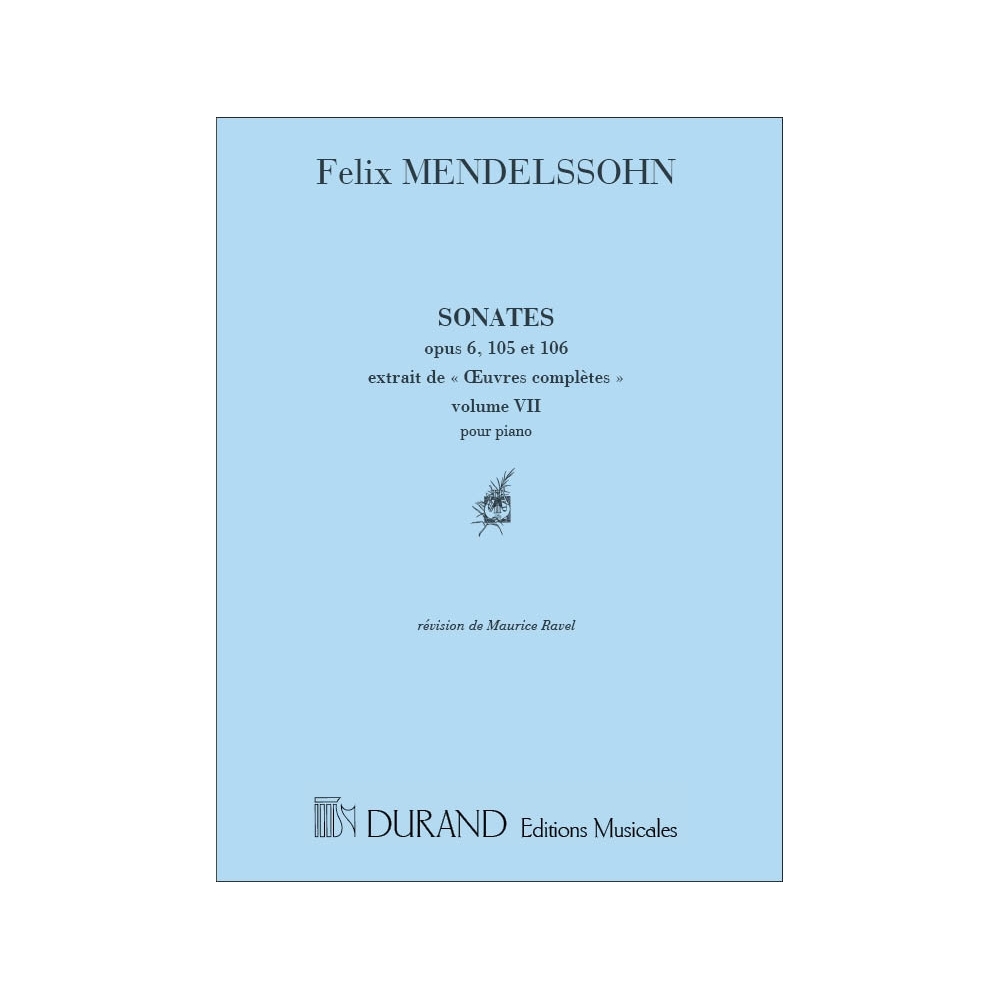 Bartholdy, Felix Mendelssohn - Oeuvres Vol 7