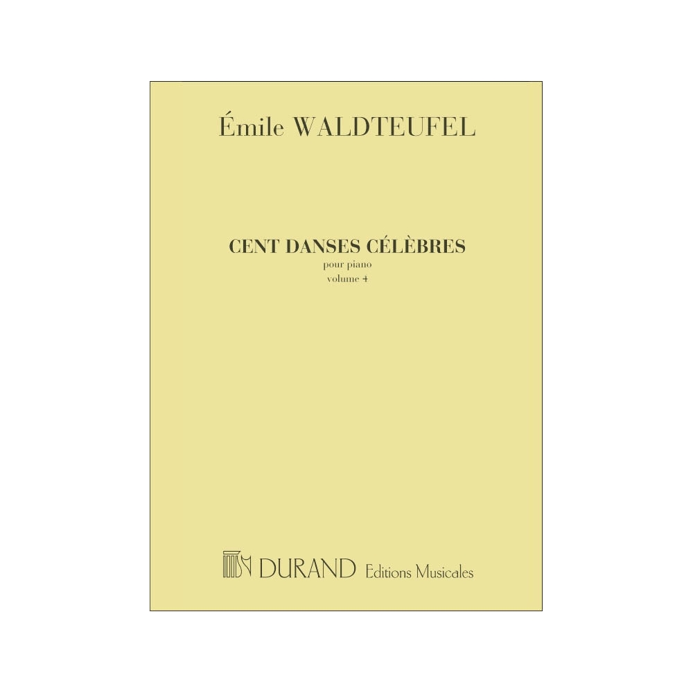 Waldteufel, Emile - 100 Danses Vol Iv Piano