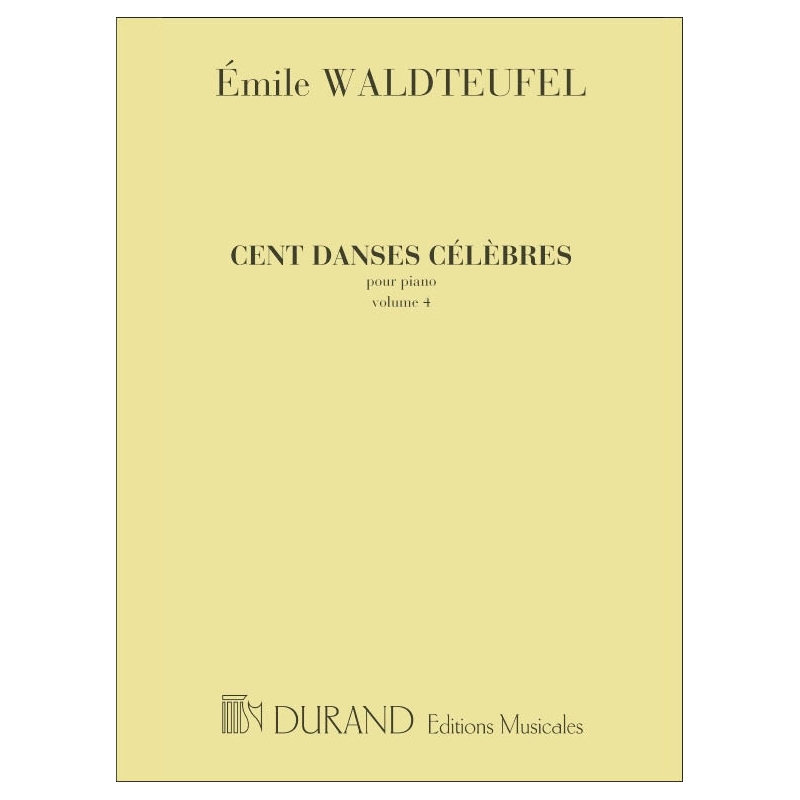 Waldteufel, Emile - 100 Danses Vol Iv Piano