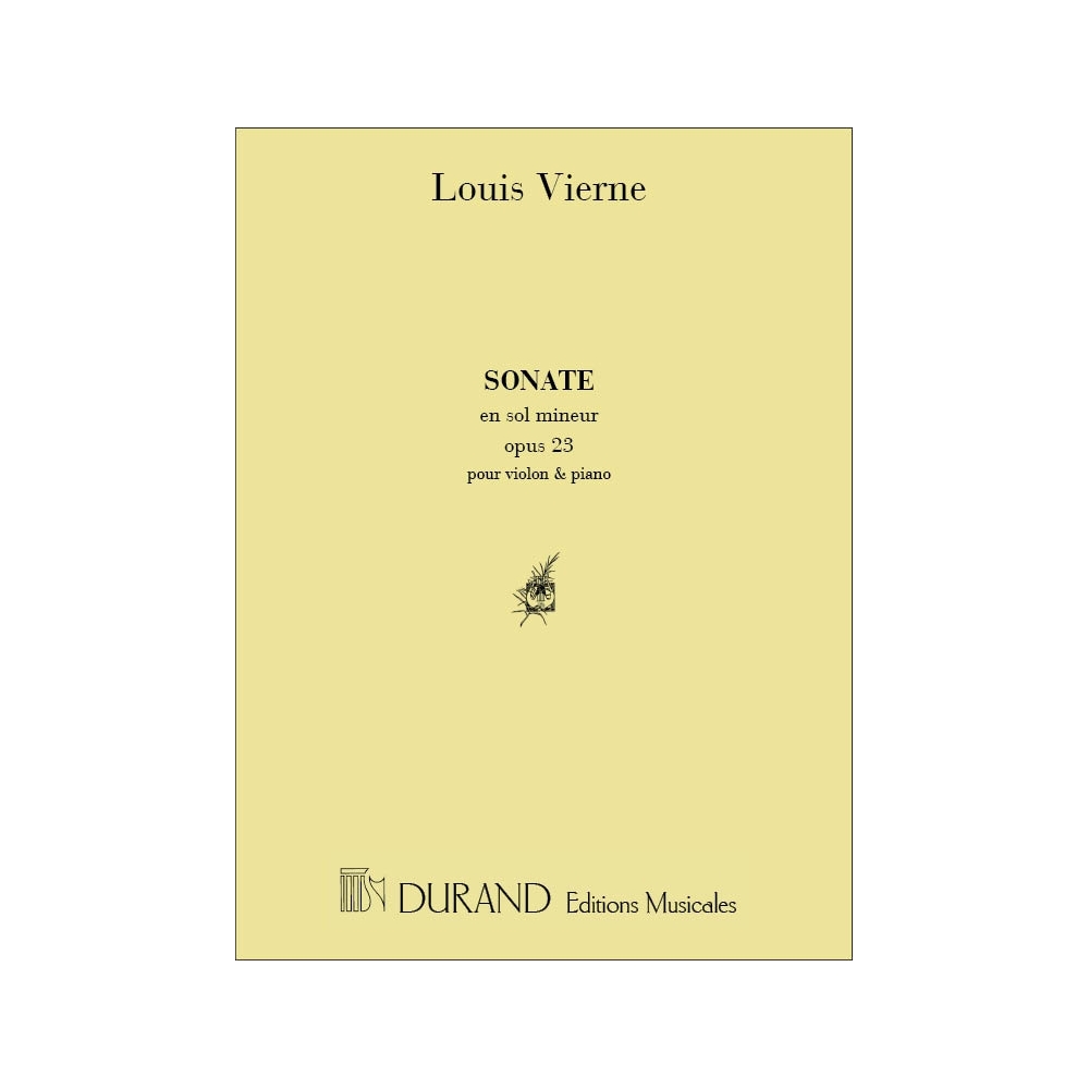 Vierne, Louis - Sonate Violin - Piano