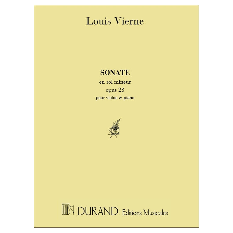 Vierne, Louis - Sonate Violin - Piano