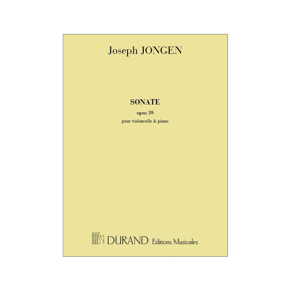 Jongen, Joseph - Sonate, Op. 39