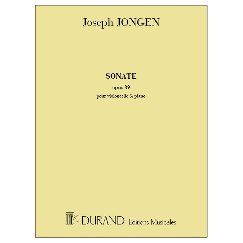 Jongen, Joseph - Sonate, Op. 39