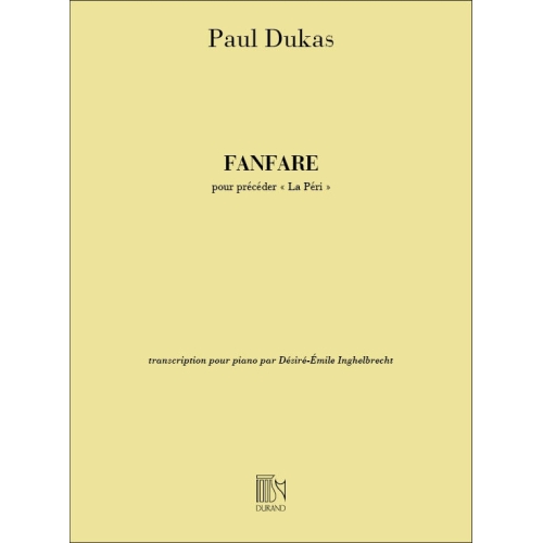 Dukas, Paul - Fanfare De La Peri Piano
