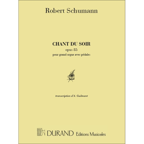Schumann, Robert - Chant Du...