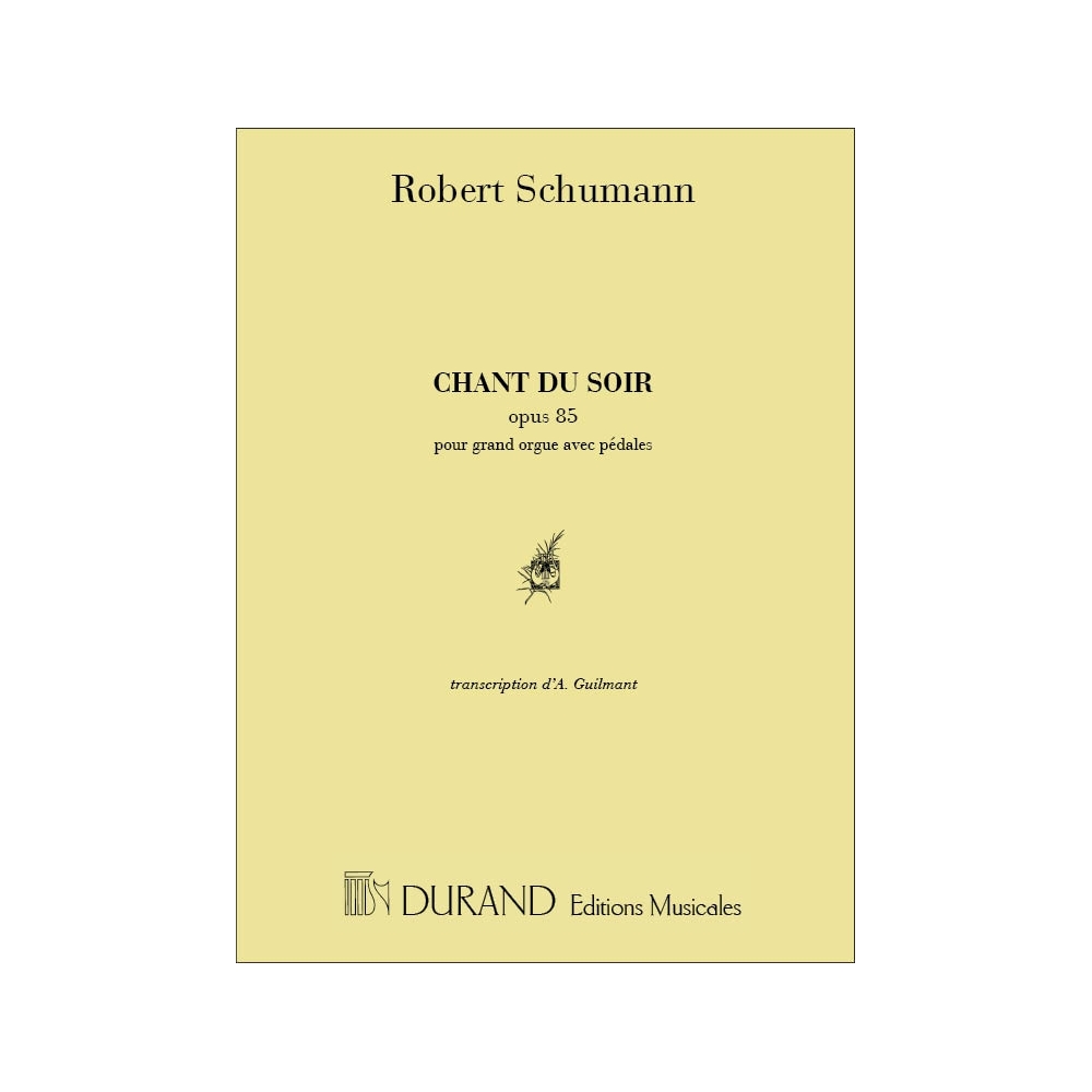 Schumann, Robert - Chant Du Soir, Opus 85