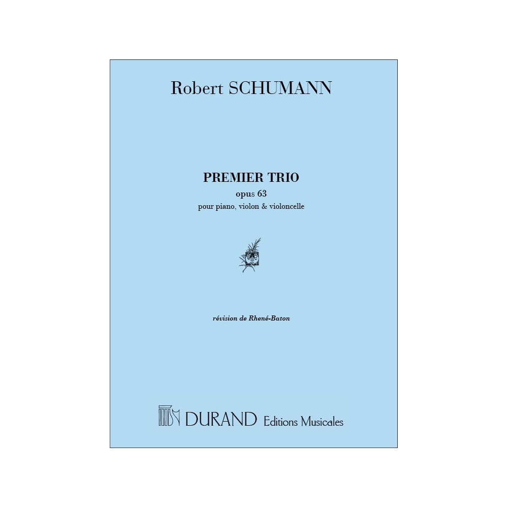 Schumann, Robert - Trio N 1 Op 63 Vl/Vlc/Pno