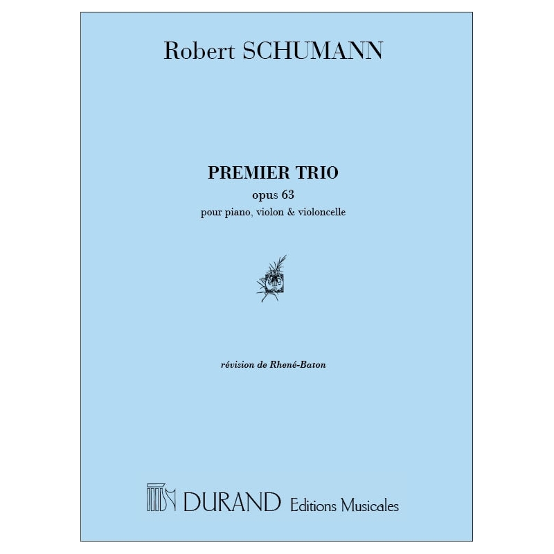 Schumann, Robert - Trio N 1 Op 63 Vl/Vlc/Pno