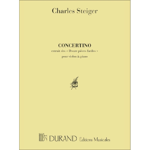 Steiger, Charles - Concertino