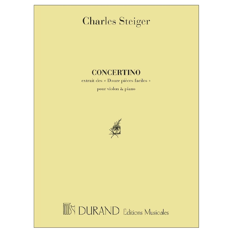 Steiger, Charles - Concertino