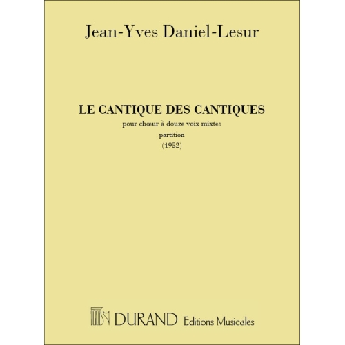 Daniel-Lesur, Jean-Yves - Le Cantique Des Cantiques
