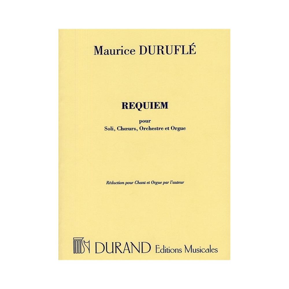 Duruflé, Maurice - Requiem Opus 9 - Vocal Score