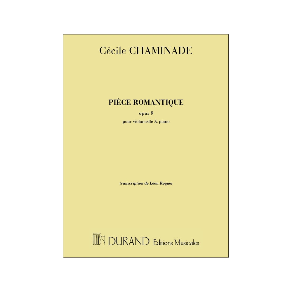 Chaminade, Cécile - Piece Romantique, Pour Violoncelle Et Piano
