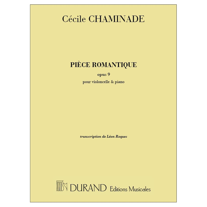 Chaminade, Cécile - Piece Romantique, Pour Violoncelle Et Piano