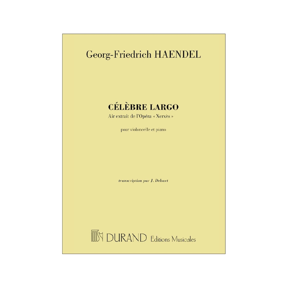 Händel, Georg Friedrich - Celebre Largo Air Extrait De L'Opera Xerxes Pour