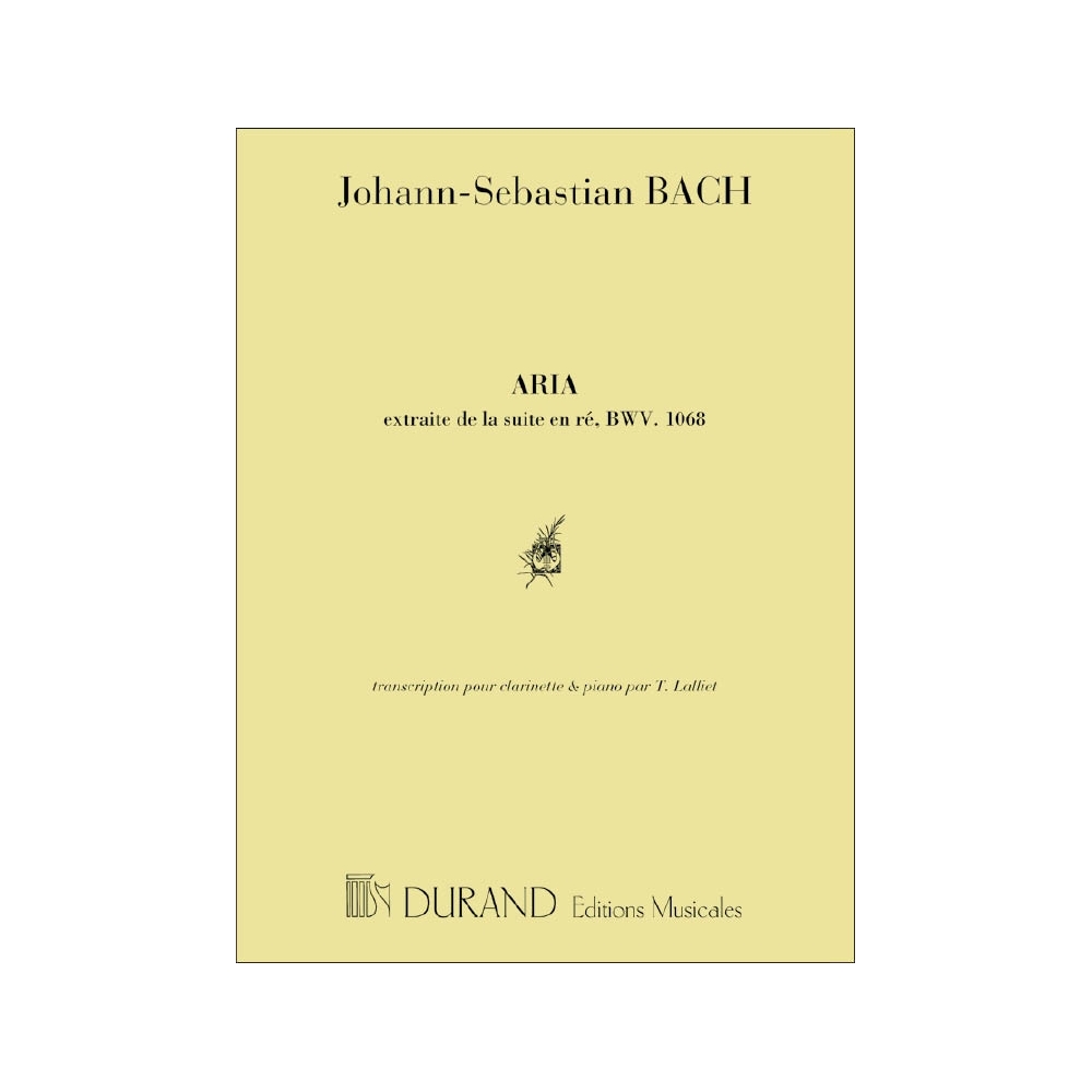 Bach, J.S - Aria Clarinette-Piano