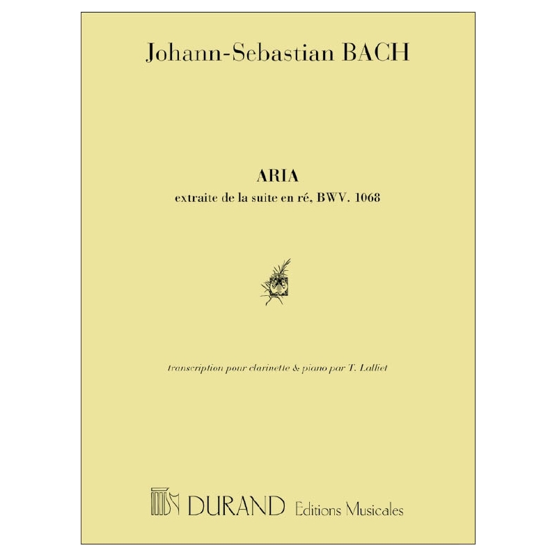 Bach, J.S - Aria Clarinette-Piano