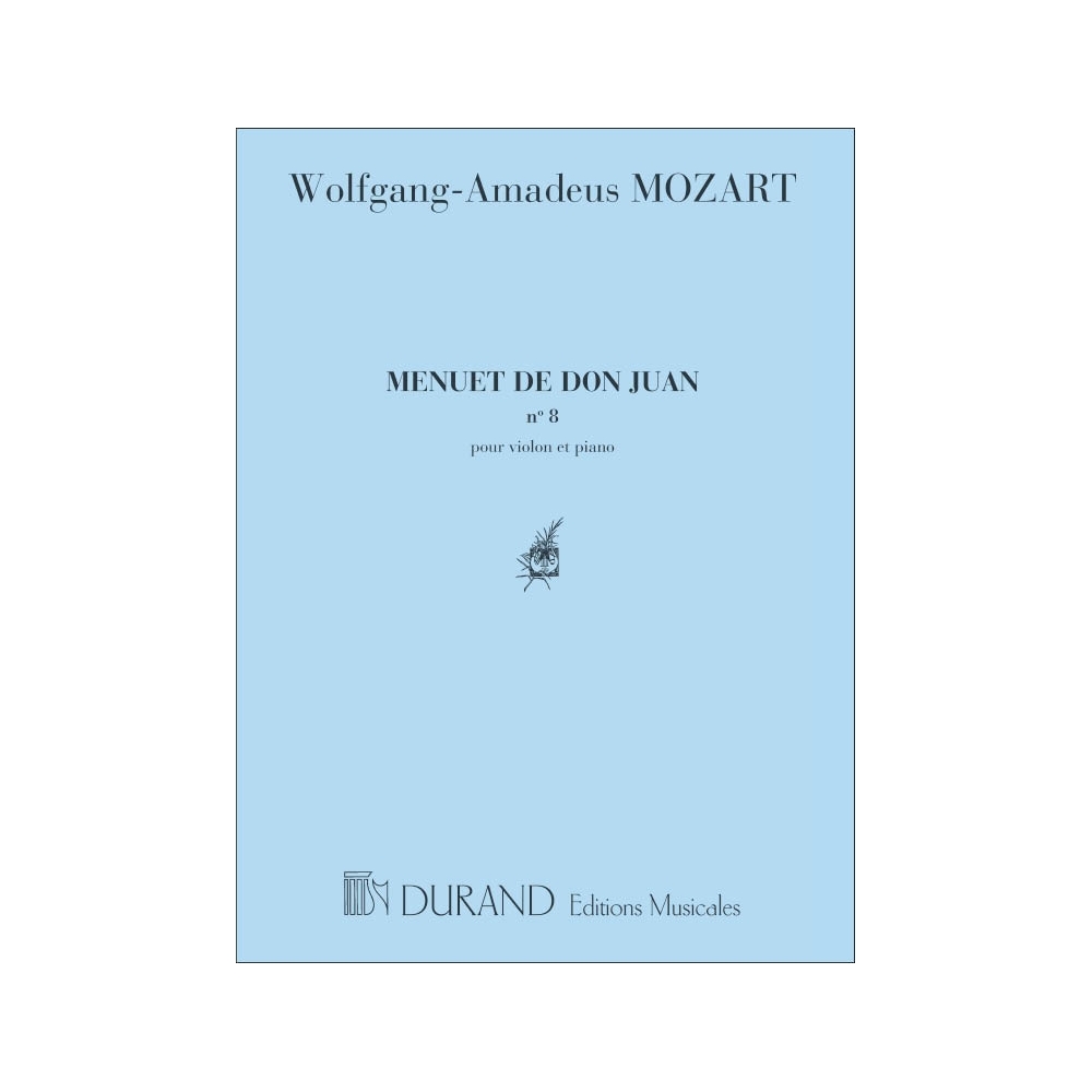 Mozart, Wolfgang Amadeus - Menuet De Don Juan Pour Piano Et Violoncelle