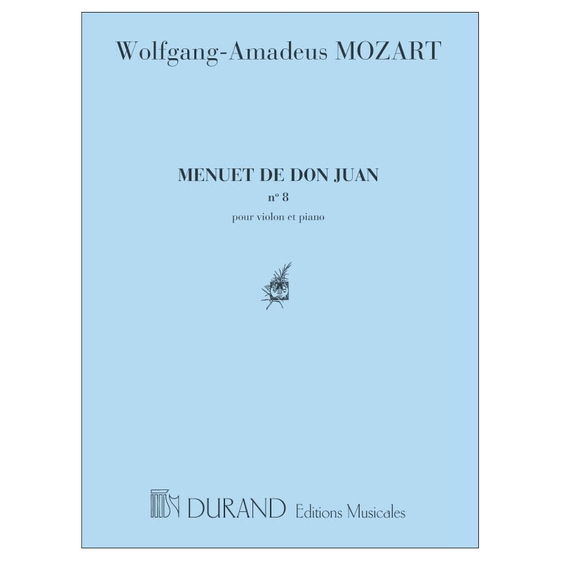 Mozart, Wolfgang Amadeus - Menuet De Don Juan Pour Piano Et Violoncelle