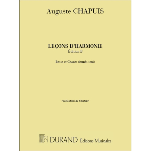 Chapuis, Auguste - Lecons...