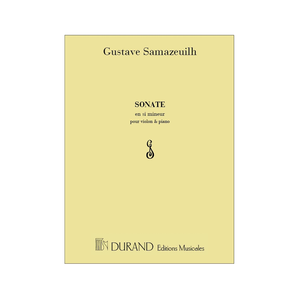 Samazeuilh, Gustave - Sonate Violon-Piano
