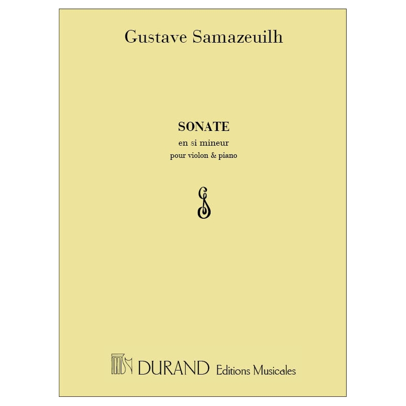 Samazeuilh, Gustave - Sonate Violon-Piano