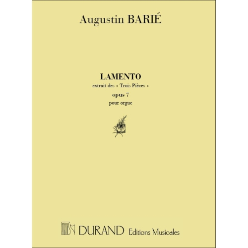 Barié, Augustin - Lamento,...